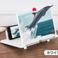 【スマホ画面拡大用スタンド】3D高画質拡大鏡　スマホ画面拡大　持ち運びやすい