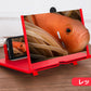 【スマホ画面拡大用スタンド】3D高画質拡大鏡　スマホ画面拡大　持ち運びやすい